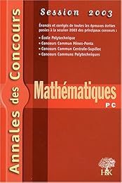 Mathématiques, PC
