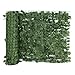 ZENY Artificial Ivy Privacy Fence Screen Fake Leaves Vines Grass Wall, 98''x39'' Privacy Fence Hedges Screen for Patio Garden Balcony Privacy, Decorative Garden Fence