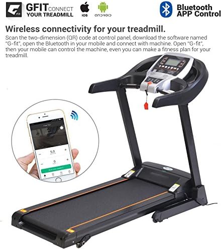 2.25HP Bluetooth Folding Treadmill Indoor Commercial Health Fitness Training Equipment US Stock