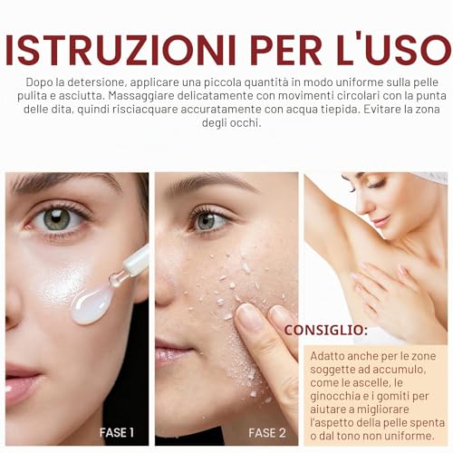 White Rice Gentle Face & Body Exfoliator, Helps Remove Blackheads & Dead Skin, Exfoliation & Hydration, Pore Care, White Rice Glow (100ml)