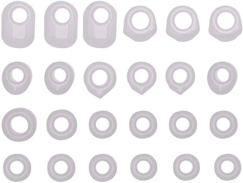 24 PCS Bohemian Ring Silicone Mold for Liquid Clay Process, Resin Temptation Jewelry Making DIY Crafts Epoxy Mould
