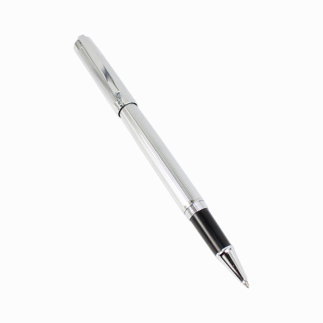 Gullor Noblest simple style Jinhao 155 rollerball pen silver