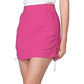 CAMEL CROWN Women's Skorts Golf Casual Tennis Skirts Tummy Control UPF 50+ Quick Dry Skirt with Pockets Active