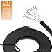 Jadaol Cat 6 Ethernet Cable 10ft 5Pack, Outdoor & Indoor, 10Gbps Supports Cat8/7 Network, Heavy Duty LAN Internet Patch Cord, Weatherproof High Speed Cable for Router, Modem, Xbox, PS4, Switch, Black