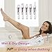 Painless Hair Remover for Women 5 in 1 Rechargeable Razors Portable Waterproof Hair Removal for Face/Legs/Arms/Eyebrow/Nose/Bikini Trimmer Body Shaver for Ladies (Purple)-2018 Exclusive