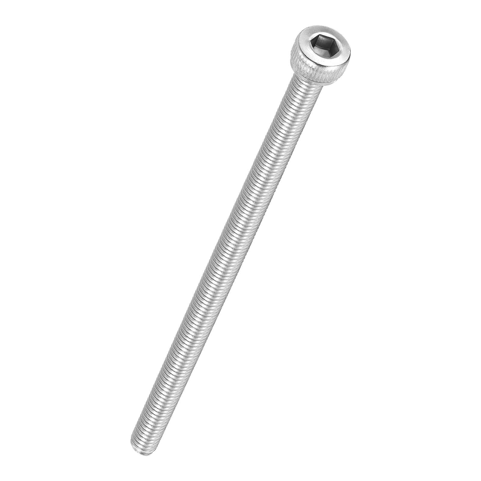 Kozelo 6pcs Socket Head Cap Screws - [M4-0.7 x 85mm] 304 Stainless Steel Allen Socket Drive for Electrical Motor 3D Printing Fan Engine Replacement Use, Silver — image 1