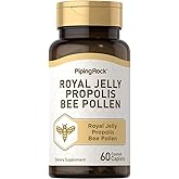 Piping Rock Royal Jelly Propolis Bee Pollen | 60 Caplets | Vegetarian, Non-GMO, Gluten Free Supplement