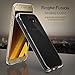 Ringke Fusion Compatible with Galaxy A3 2017 Case Crystal Clear PC Back TPU Bumper Drop Protection, Shock Absorption Technology for Galaxy A3 2017 - Smoke Black