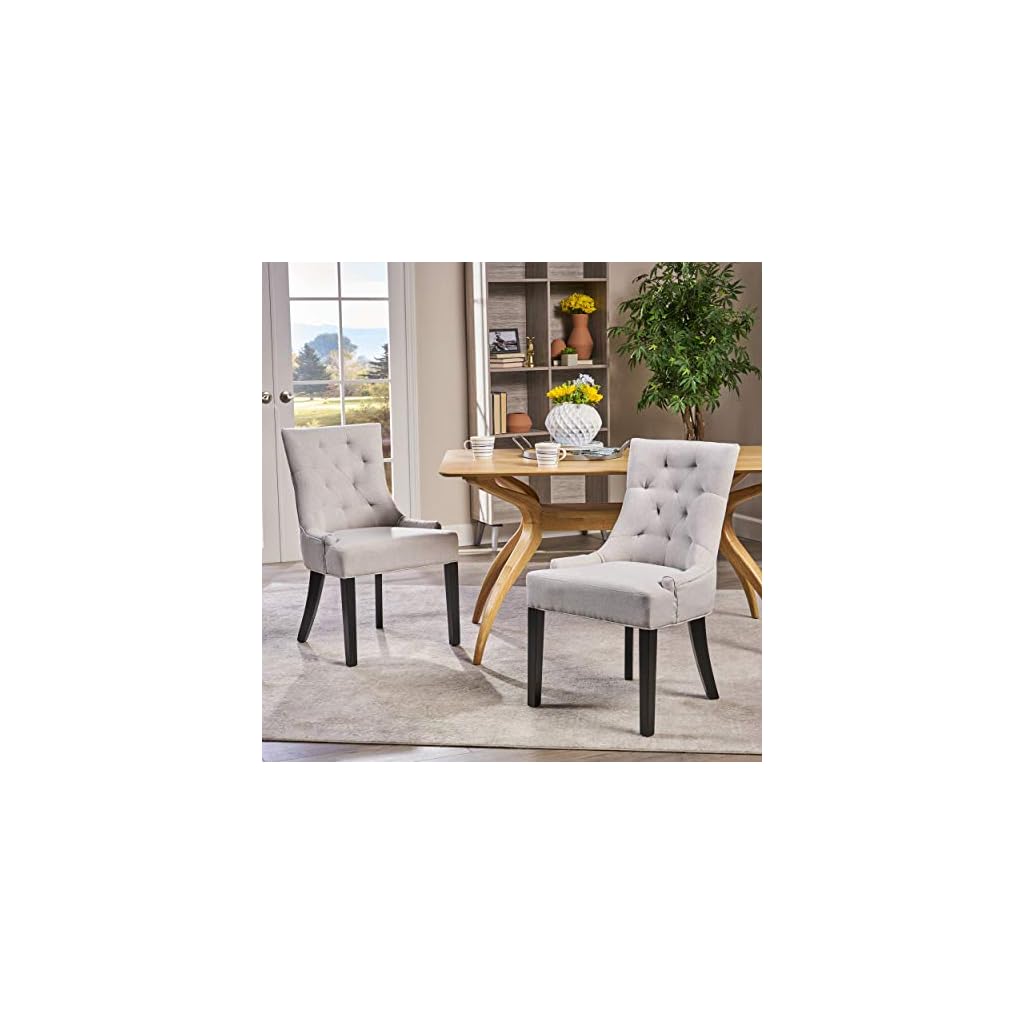 Christopher Knight Home Hayden Fabric Dining Chairs, 2Pcs Set