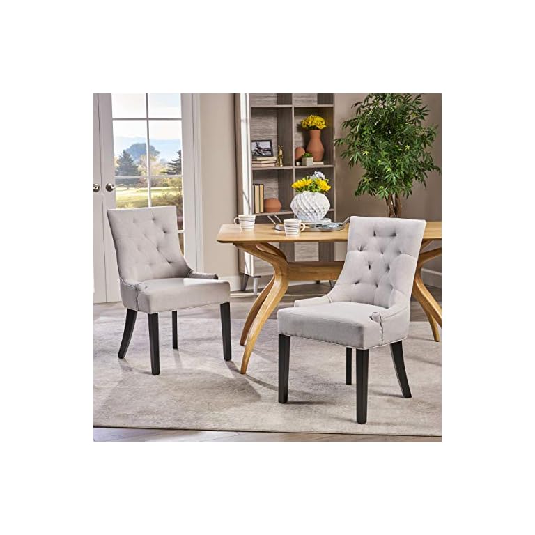 Christopher Knight Home Hayden Fabric Dining Chairs, 2Pcs Set