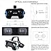 VICTONY 3D VR headset, 3D virtual reality Glasses Movie Game0id ,Microsoft& PC phones Series within 4.5-6.0inches.(V-ZB)