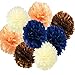 Navy Peach Birthday Decorations Bridal Shower Decorations Qian's Party Navy Peach Weddings/Navy Peach Party Decorations/Hen Party Bachelorette Party Decorations