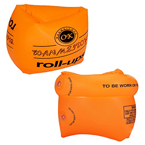SUP Kayak Accessories Swim Arm Bands Floatation Sleeves Ring Swim Tube Emergency Survival Kit - 2 Packs Pro Inflatable Floats for Adult and Kids, Water Wings Swimming Belts Training Equipment Aid - Thumbnail 2