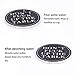Coasters For Drinks Absorbent - DON'T FΛCK UP MY TABLE - Passive Aggressive Funny Coaster Set 6 Pack Drink Coasters In Black With Cork Backing, Prevent Furniture from Dirty and Scratched