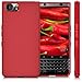 kwmobile TPU Silicone Case for Blackberry KEYone (Key1) - Soft Flexible Shock Absorbent Protective Phone Cover - red matte