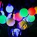 Lalapao Globe String Lights Outdoor Christmas Decorations 100 LED Battery Operated Ball Lights Waterproof Fairy Lighting with 5 Modes for Xmas Tree Indoor Garden Patio Bedroom Wedding (Multi Color)