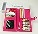 Lugbetter Clutch Wallet Coin Sorter Credit Card Ladies Wallet to Organize Change in your Purse (Pink)