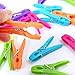 Aneco 24 Pieces Clothes Pins Cloths Clips Strong Clips Laundry Home Pegs Windproof Clothes Pins for Home Clothes Windproof Supplies