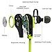 Bluetooth Headphone, Wireless Headset In-Ear Sport Sweatproof Stereo Earbud Strong Heavy Bass Crystal Clear Sound Ergonomic Comfort Secure Fit, iPhone, Android Compatible, Noise Cancelling Mic