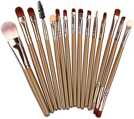 Clearance Sale! Makeup Brushes Set LEEDY Useful 15Pcs Professional Face Eye Shadow Eyeliner Foundation Blush Lip Make up Brush Powder Liquid Cream Cosmetics Blending Brush Tool Kits