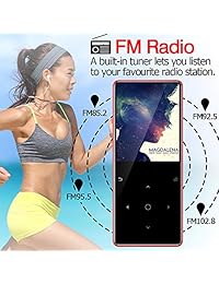 GREATLINK   Reproductor de MP3 con Bluetooth y pantalla táctil y mini USB mp3 Sport MP 3 HiFi (incluye reproductor de música de alta fidelidad)