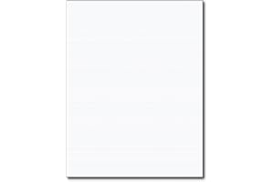 Heavyweight White Linen Textured Cardstock - 50 Sheets