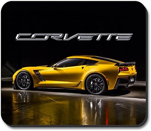 Corvette C7 Yellow Vette - Mouse Pad