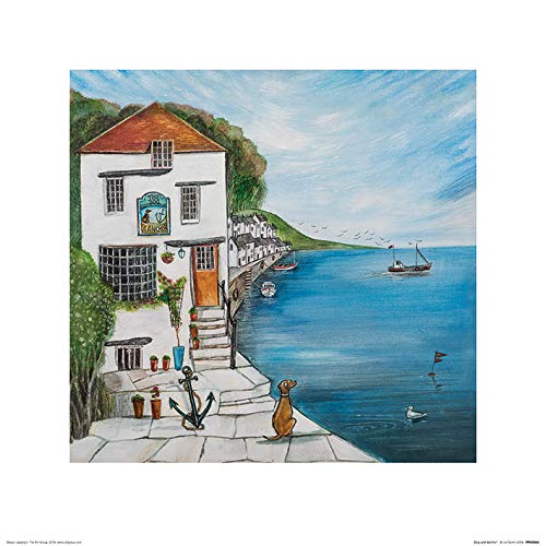 Joe Ramm (Dog and Anchor 40 x 40cm Art Print