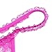 YiZYiF Men's Flower Pattern Lace Thong Underwear Bikini Panties (X-Large, Rose)
