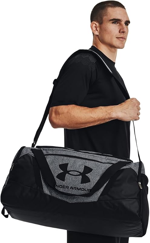Unisex Undeniable 5.0 Medium Duffle Bag - Pitch Gray Medium Heather / Black / Black - OSFM
