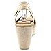 Clarks Womens Nadene Lola Leather Open Toe Wedge Sandals