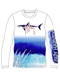 Guy Harvey Mako Shark UVX Pro camiseta manga larga rendimiento