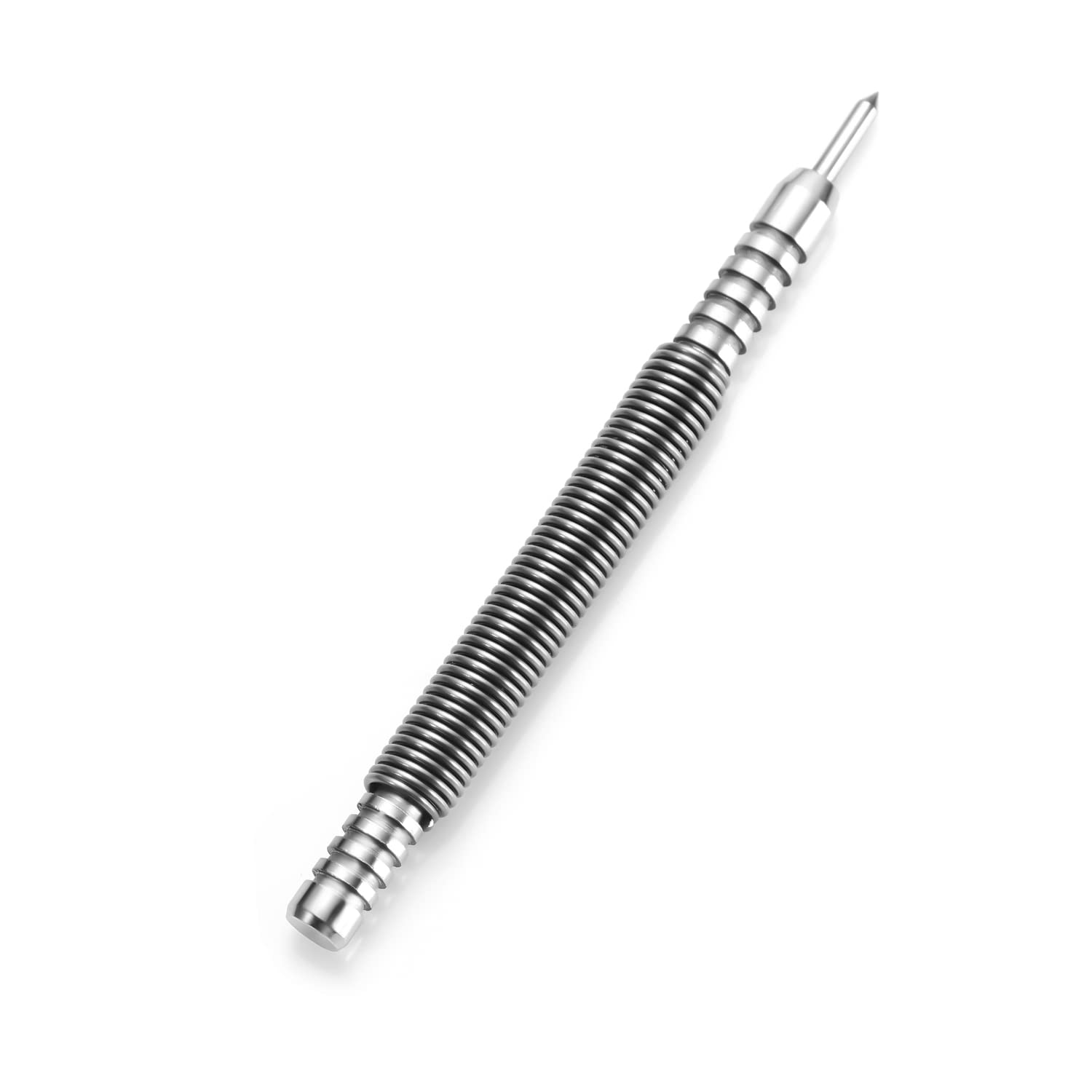 Hammerless Nail, Spring Nail Setter Punch Set Single Head Hammerless Nail Set Tool Door Hinge Pin Removal Tool with 5000 PSI Impact Force (Pointy)