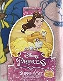 Disney Princess Belle Beauty and the Beast Super Soft Travel Blanket 40x50