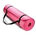 IFLYING High Density Anti-Tear Exercise Yoga Mat with Carrying Strap (Pink)