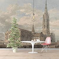 Wall Murals Self-Adhesive Removable The Dogana and San Giorgio Maggiore by Joseph Mallord William Turner Wallpaper Home Decoration for Living Room,Bedroom - 66x96 inches