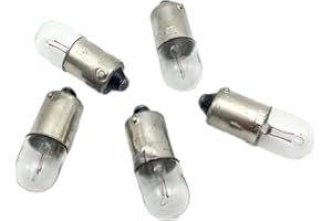 50PCS B9 Bayonet E10 Screw-in Button Machine Tool Signal Indicator Bulb Bayonet Screw-in 6.3V12V24V30V36V48V2W3W5W Small Bulb