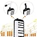 Melodica instrument - NASUM 32/37 Key Piano Style Melodica,Melodica keyboard Suitable for Teaching and Playing,with Carrying Case (Black) (32)