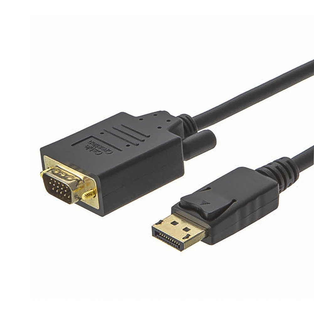 DP to VGA CableCableCreation 6FT Displayport To Vga Cable Gold Plated Standar... 714602974026 eBay