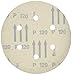 Bosch SR6R122 25-Piece 120 Grit 6 In. 6 Hole Hook-And-Loop Sanding Discs