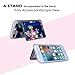 iPhone 7 Plus Wallet Case, iPhone 8 Plus Wallet Case, Premium PU Leather Flower Floral Back Folio Flip Wallet Cases Magnetic Holster Phone Case for iPhone 7 Plus with stand, Card Slots-Navy Blue&Red