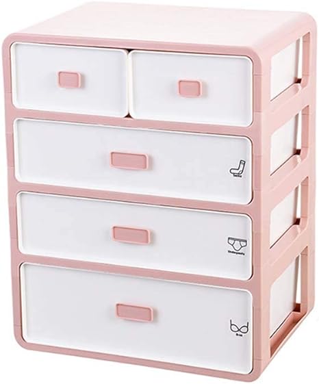 Underwear Storage Organiser Plastic Drawer Type Superimposable