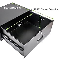 NavePoint Server Cabinet Case 19 Inch Rack Mount DJ