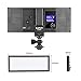 SUPON LED-L132T RA CRI95 Portable Dimmable 3300K-5600K LED Video Light,Super Slim LCD Display Lighting Panel for Canon,Nikon,Pentax,Panasonic,Sony,Olympus Cameras,DV Camcorder,Shooting&NP-F550 battery