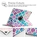 Fintie Rotating Case for iPad Pro 12.9 (2nd Gen) 2017 / iPad Pro 12.9 (1st Gen) 2015 - 360 Degree Rotating Stand Case with Smart Protective Cover Auto Sleep/Wake, Moroccan Love