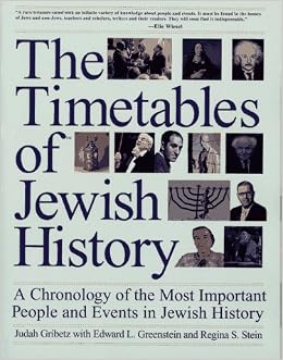 Timetables of Jewish History: A Chronology of the Most Important People and Events in Jewish ...