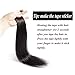 Benehair Remy Tape in Hair Extensions Human Hair Natural Black Seamless Skin Weft Tape in Real Human Hair Extensions Straight Hair 16 Inch 30g #1B 20 pcs