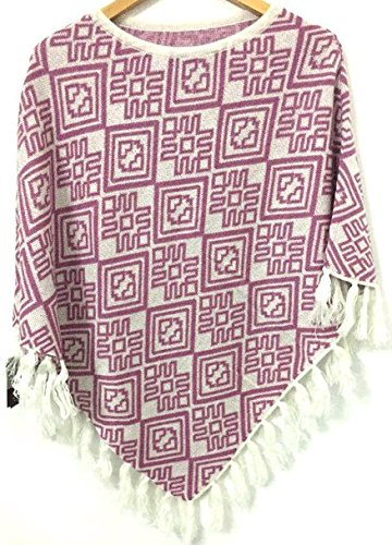 woolly pullover cardigan womens ponchoes capes sweater tops #rs 1014