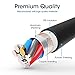 USB Type C Cable (1 FT), TechMatte USB 3.0 Type C to Type A (USB-C to USB) Cable for Galaxy Note 8, S9, S9 Plus, S8, S8 Plus +, Google Pixel, Pixel XL, OnePlus 5, Nexus 5X, 6P and LG G5 (1 FT, Black)