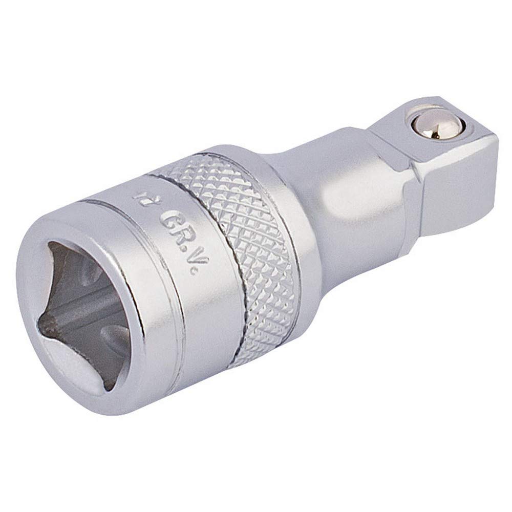 Draper 16742 3/8-Inch Square Drive Satin Chrome 45 mm Wobble Extension Bar — image 1